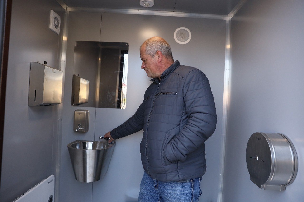 В Улан-Удэ заработали теплые туалеты возле Гостиных рядов