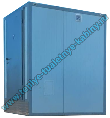 картинка Теплая автономная туалетная кабина ВОСТОК-25 2100х1500х2500 от магазина Teplye-Tualetnye-Kabiny.RU