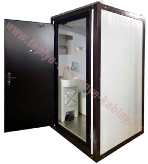 картинка Автономная теплая туалетная кабина "Восток-1280x1220x2300" от магазина Teplye-Tualetnye-Kabiny.RU