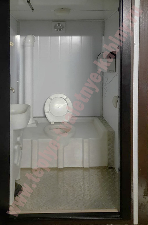 картинка Автономная теплая туалетная кабина "Восток-1280x1220x2300" от магазина Teplye-Tualetnye-Kabiny.RU