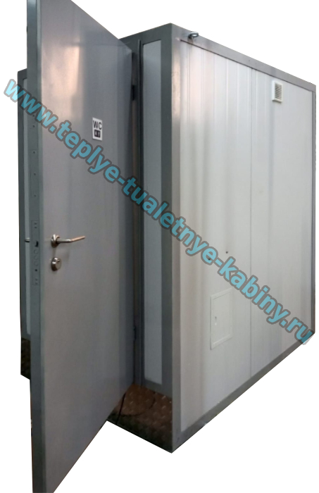 картинка Теплая автономная туалетная кабина ВОСТОК-25 2100х1500х2500 от магазина Teplye-Tualetnye-Kabiny.RU
